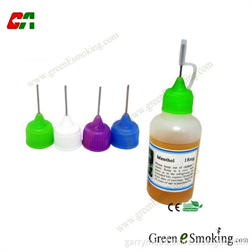 5ml 10ml 15ml 20ml 30ml 50ml E Liquid Bottle with Iron Needle Caps Droppers